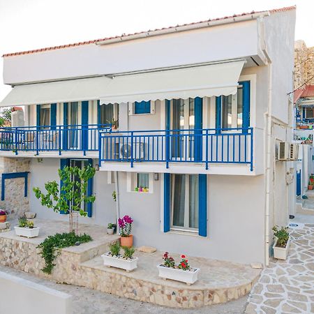 Pythagorio Blue Street Apartment With Balcony Kültér fotó