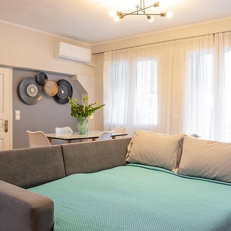 Pythagorio Blue Street Apartment With Balcony Kültér fotó