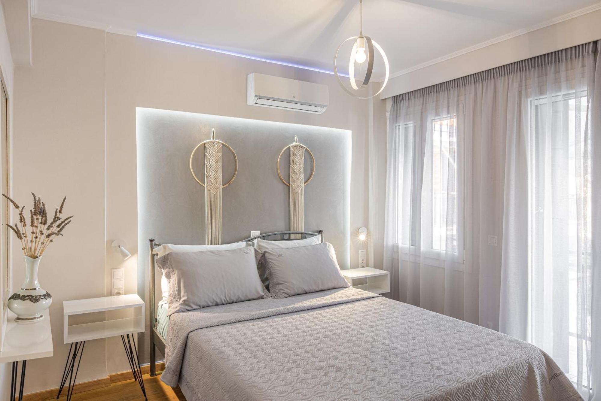 Pythagorio Blue Street Apartment With Balcony Kültér fotó