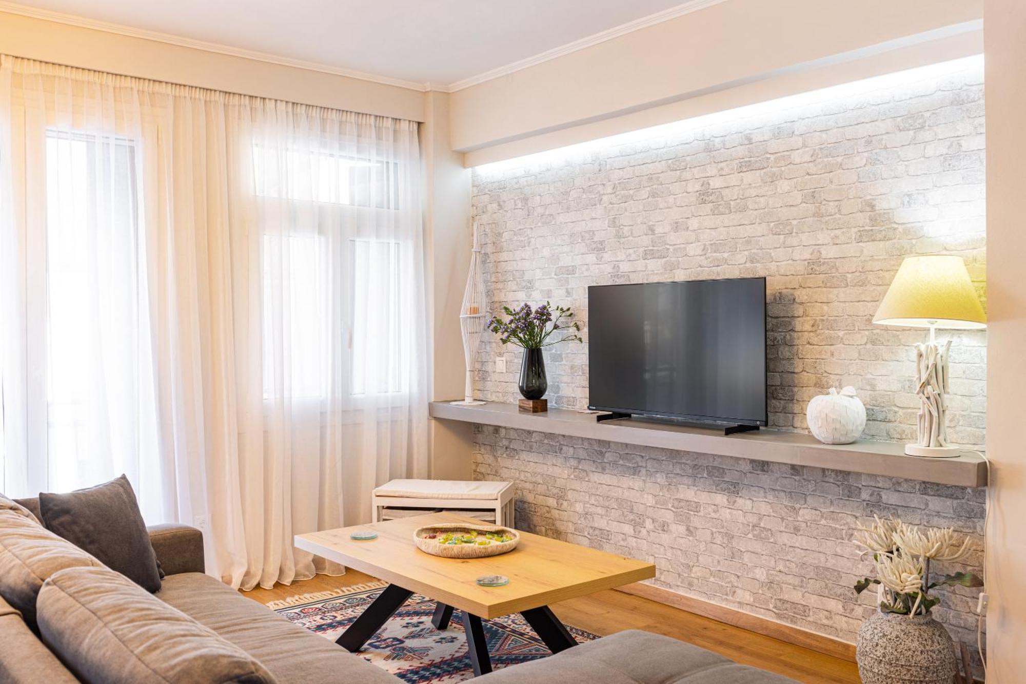 Pythagorio Blue Street Apartment With Balcony Kültér fotó